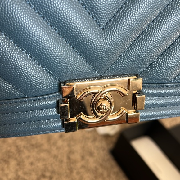 Chanel Small Chevron Boy Bag - Picture 10 of 15